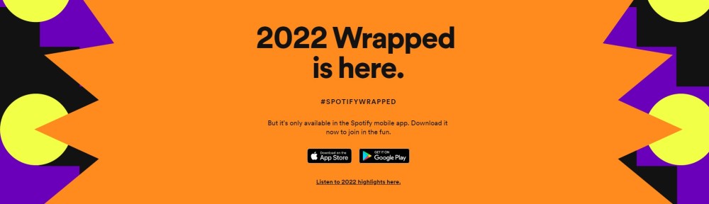Spotify Wrapped 2022 Header